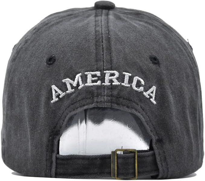 USA Flag Baseball Cap American Patriotic Trucker Hat Father Dad Mother Mom Adjustable Sportswear Hat for Men Women Adults