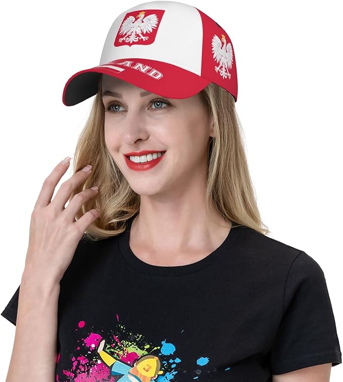 National Flags Baseball Cap for Men Women, Fashion Adjustable Sun Protection Visor Caps Trucker Hat Patriotic Caps