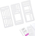 Handmade Flexible Record Template, Planner Stencil Set by MUADUTYY