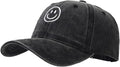 Unisex Basic Solid Baseball Cap Vintage Washed Distress Cotton Low Profile Dad Hat Adjustable Sports Hat