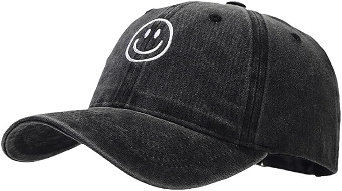 Unisex Basic Solid Baseball Cap Vintage Washed Distress Cotton Low Profile Dad Hat Adjustable Sports Hat
