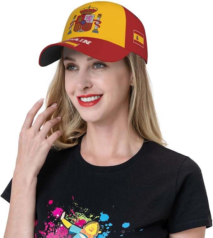 National Flags Baseball Cap for Men Women, Fashion Adjustable Sun Protection Visor Caps Trucker Hat Patriotic Caps