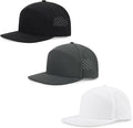 Quick Dry Baseball Cap Flat Brim Snapback Hat Sun and Rain Protection Golf Hat for Men Women