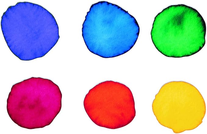 S&S Worldwide Color Splash! Liquid Watercolor Paint, 6 Vivid Colors, 1-oz - Image 5