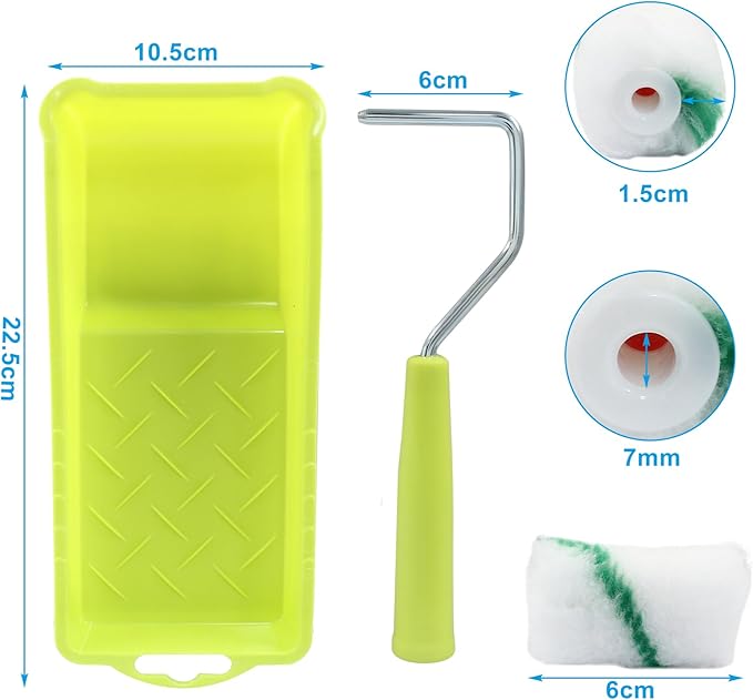 Litoexpe 2 Inch Paint Roller, Mini Paint Roller Kit, Touch Up Small Paint Roller - Image 2