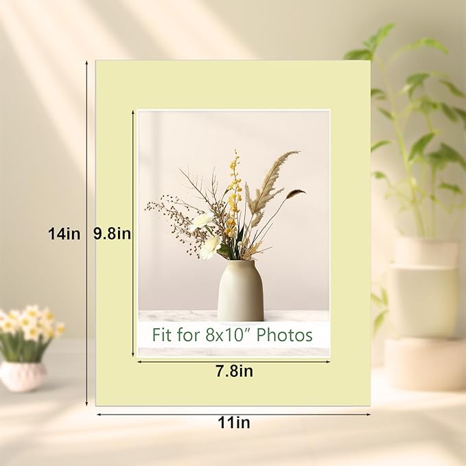 Egofine 14 Packs Picture Frame Mats, 11x14 Picture Mats - Image 2