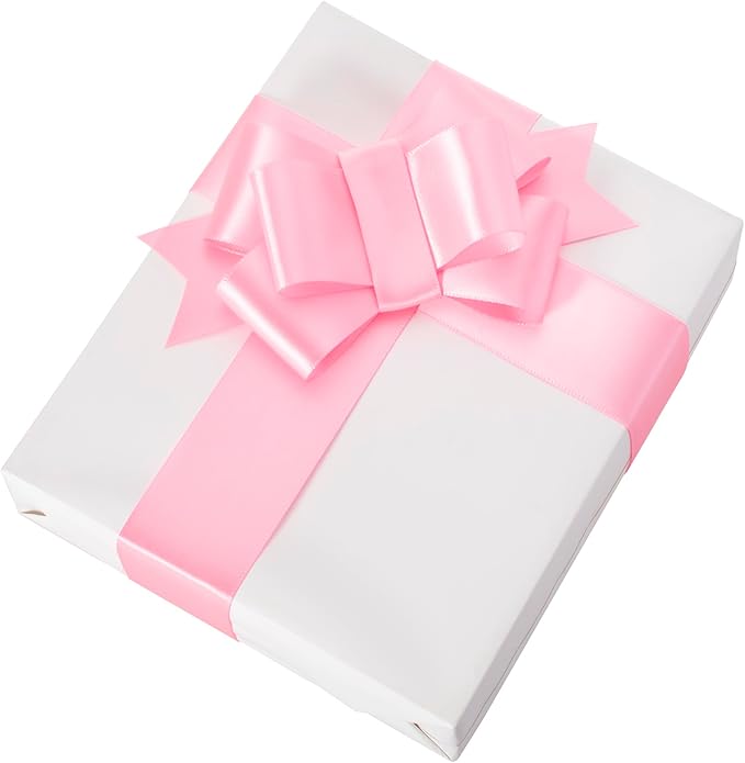 1-1/2 Inch Pink Ribbon, 50 Yards Craft Polyester Satin Ribbon Perfect - Image 4