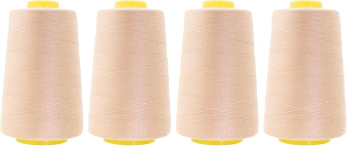 Mandala Crafts 4 Pack of Serger Threads Cones Spools by MandalaCrafts