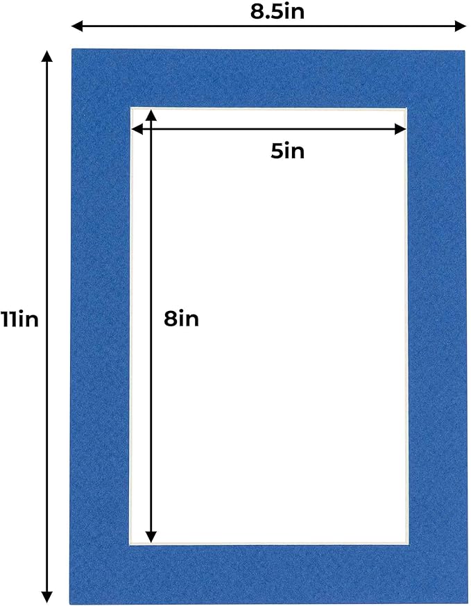 5.5x8.5 Mat for 8.5x11 Frame - Image 3
