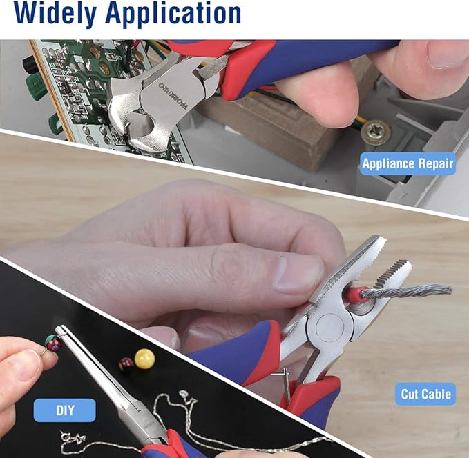 WORKPRO 6-piece Mini Pliers Set - Image 6