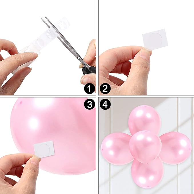 UPINS 6000 Pcs Balloon Glue Removable Adhesive Tape Double Sided Point Dots - Image 4