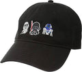 Star Wars Dad Hat, Darth Vader, R2-D2 and Stormtrooper Cotton Adult Baseball Cap with Curved Brim
