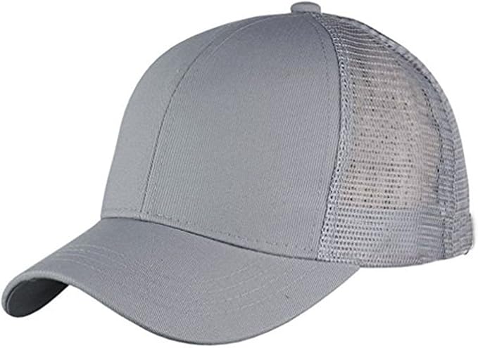 Criss Cross Hat Washed Distressed Baseball Cap Ponytail Hat High Messy Bun Ponycap for Women