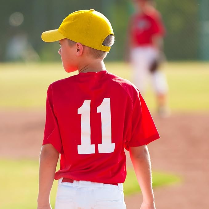 Shyyween Kids Baseball Caps Youth Adjustable Plain Baseball Hats Cotton Blank Hats Bulk for Girls Boys Sport Team