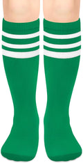 Olreco 1 Pack Toddler Kids Youth Soccer Socks Girls Boys Baseball Socks Youth Knee High Softball Football Accessories Cotton