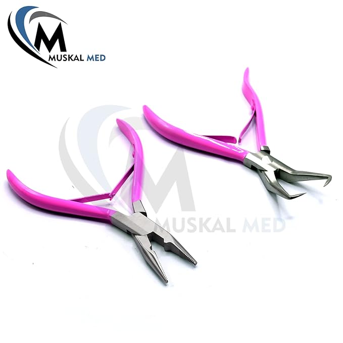 Professional Hair Extension & Beading Tool Kit Remove Plier Set - Image 5