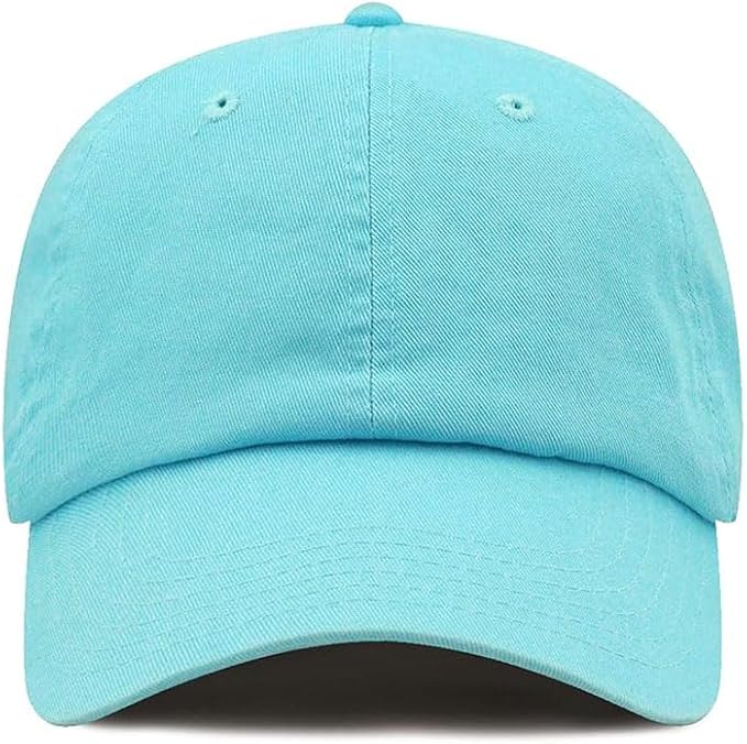 Cotton Baseball Cap Dad Hat – Washed Low Profile Adjustable Hat for Men Women Casual Outdoor Running Golf