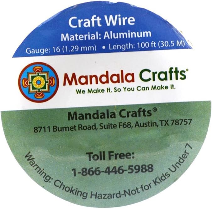 Mandala Crafts 16 Gauge Anodized Aluminum Craft Wire - Image 3