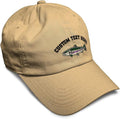 Custom Soft Baseball Hat Embroidered Dad Hat Fish Rainbow Trout Men & Ladies Baseball Cap Cotton