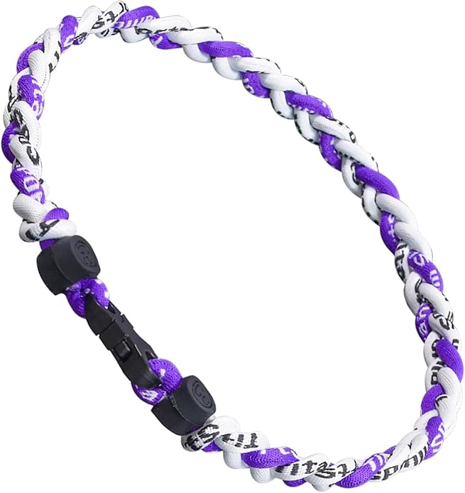 18inch Baseball Necklace,Fashion Tri-Braided Rope Tornado Necklace for Sports Fan