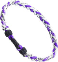 18inch Baseball Necklace,Fashion Tri-Braided Rope Tornado Necklace for Sports Fan