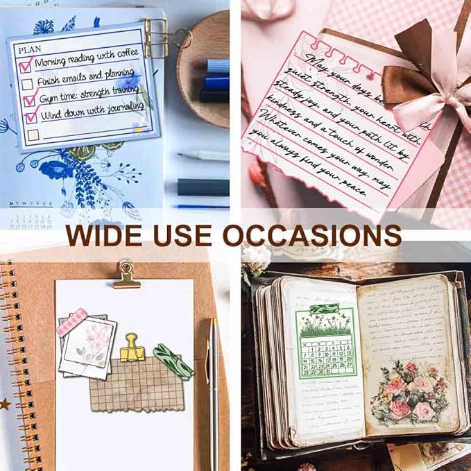 29 Pcs Journal Stamps for Crafting Card Making Supplies Set Include 3 Acrylic - Image 6