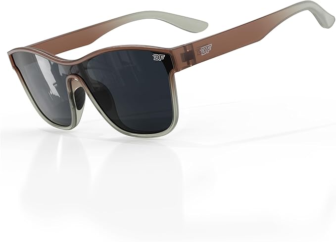 DEAFRAIN Polarized Sunglasses for Men Women - UV400 Protection 21.5g Sport Sun Glasses for Driving Fishing Running Golf