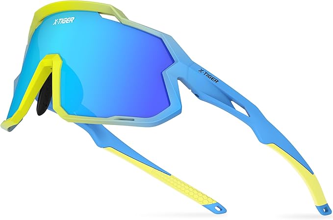 X-TIGER Kids Sunglasses Polarized Youth Baseball Sunglasses for 8-14 boys girls UV400 Sports Softball Cycling Glasses