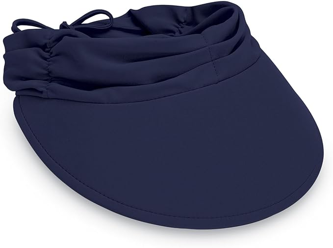 Wallaroo Hat Company Women’s Aqua Sun Visor – UV Sun Protection, Water Friendly, Packable Design, Adjustable, Medium Size