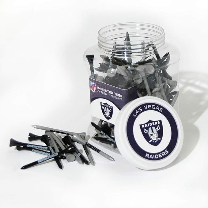 Team Golf NFL Green Bay Packers Jar Of 175 Golf Tees 2-3/4" Golf Tees, 175 Pack, Regulation Size, Multi Team Colors