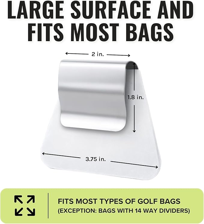 Stripebird - Steel Hub for Golf Magnet Accessories - Metal Attachment for Golf Bag Magnet Products - Easily Access Magnetic Golf Accessories from Your Golf Bag