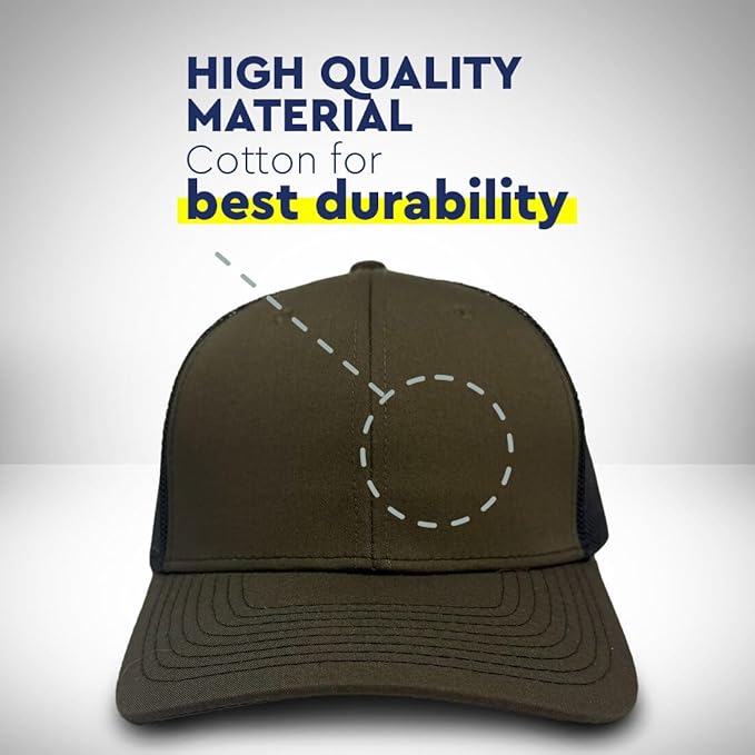 Custom Mesh Cap Hat Embroidered Gator Florida Swamp Trucker Hats for Men & Women Cotton