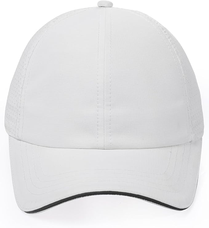 Little Girls Reflective Baseball Cap Criss Cross Ponytail Hat Kids Quick Dry Mesh Summer Sports Hat for Toddler Ages 3-8