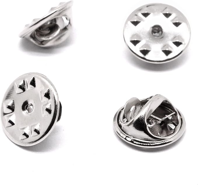 100pcs Pin Backs, Blank Pins Scatter Butterfly Clutch Pin Holder Enamel Pin - Image 4