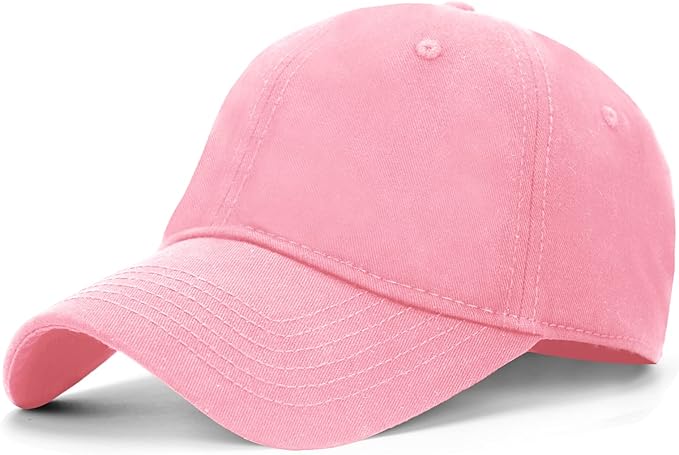 Oversize XXL Baseball Cap for Big Heads 23.6"-25.6", Extra Large Cotton Baseball Hat, Plus Size Unstructured Dad Hats