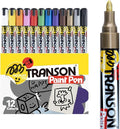 TRANSON 12 Colors Permanent Paint Markers by Transon