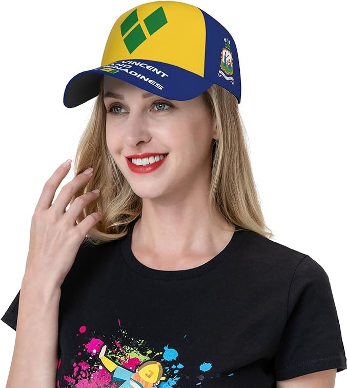 National Flags Baseball Cap for Men Women, Fashion Adjustable Sun Protection Visor Caps Trucker Hat Patriotic Caps