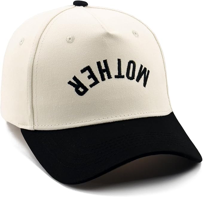 Embroidered Boy Girl Dad Mom Two-Tone Baseball Cap, Classic Dad Hat for Men Women His Her, Family Theme Gift Ideas