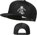 Skateboard Hat Snapback Hats for Men Flat Bill Hats for Boy Adjustable Baseball Cap for Teens Hip Hop Sports