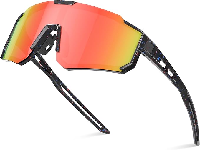 Kids Polarized Sunglasses for Boys & Girls, Youth Baseball Softball Cycling Sports Sunglasses UV Protection Ages 3-12