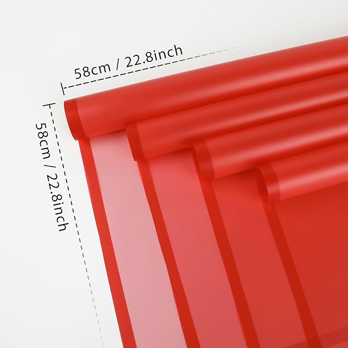 FUHITIM 20 Sheets Flower Wrapping Paper - Image 2