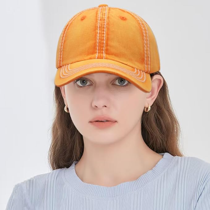 Baseball Cap Vintage Washed Hats Distressed Trucker Hat for Women Men
