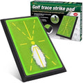 Golf Practice Mats, Golf Hitting Swing Path Mats Feedback with Non-Slip Rubber Backing, Swing Training Accessories