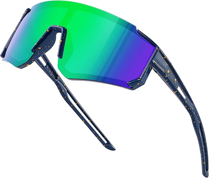 Fanshen Kids Baseball Sunglasses for Boys Girls Ages 3-12, Sports Polarized Youth Baseball Softball Sunglasses UV Protection
