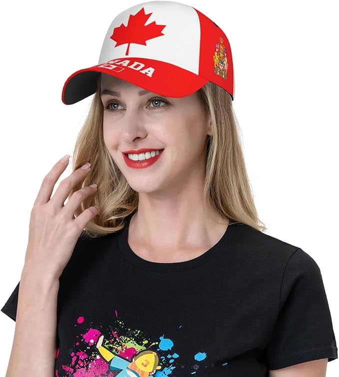 National Flags Baseball Cap for Men Women, Fashion Adjustable Sun Protection Visor Caps Trucker Hat Patriotic Caps