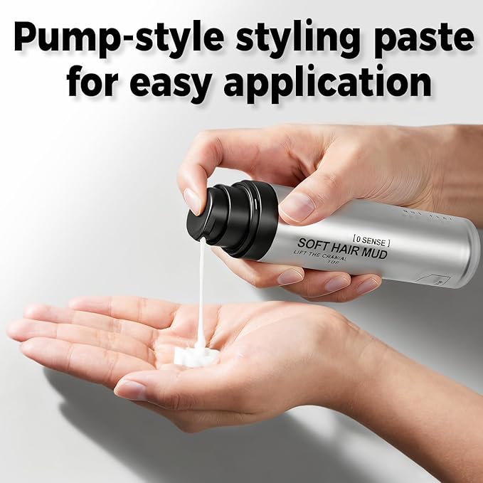 Pomade For Men, Fragrant Strong Hold Hair Clay, Natural Nourishing Hair Wax - Image 4