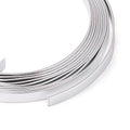 Fashewelry 5mm Aluminum Flat Bendable Craft Wire Silver 32.8Ft Nose Wire by FASHEWELRY