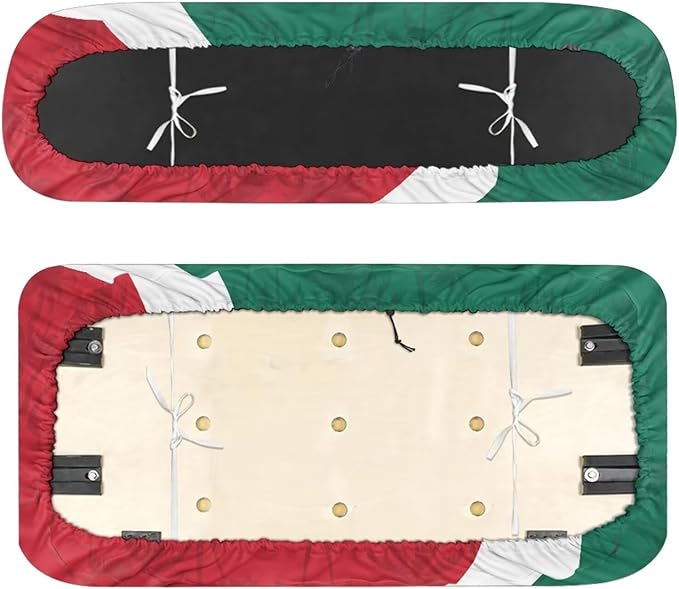 Yewatlles Golf Cart Seat Covers, Blanket for Golf Cart, Universal Golf Cart Seat Towel Fits Golf Car, Club Car, More Golf Carts Retro Mexican Flag