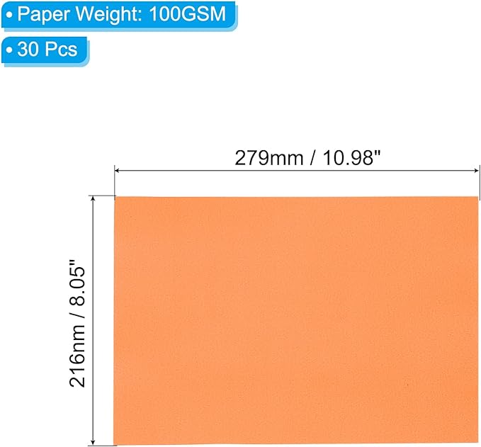 PATIKIL 30 Sheets Vellum Paper 8.5x11inches, Printable Translucent Paper 100GSM - Image 2