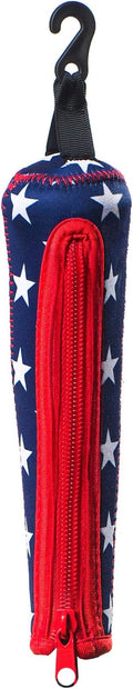 Handle Cover - Baseball Bat Cover Sleeve Protects Vehicle & Bat Grip - Batting Gloves & Helmet Companion with Zippered Hook - Softball Accessory